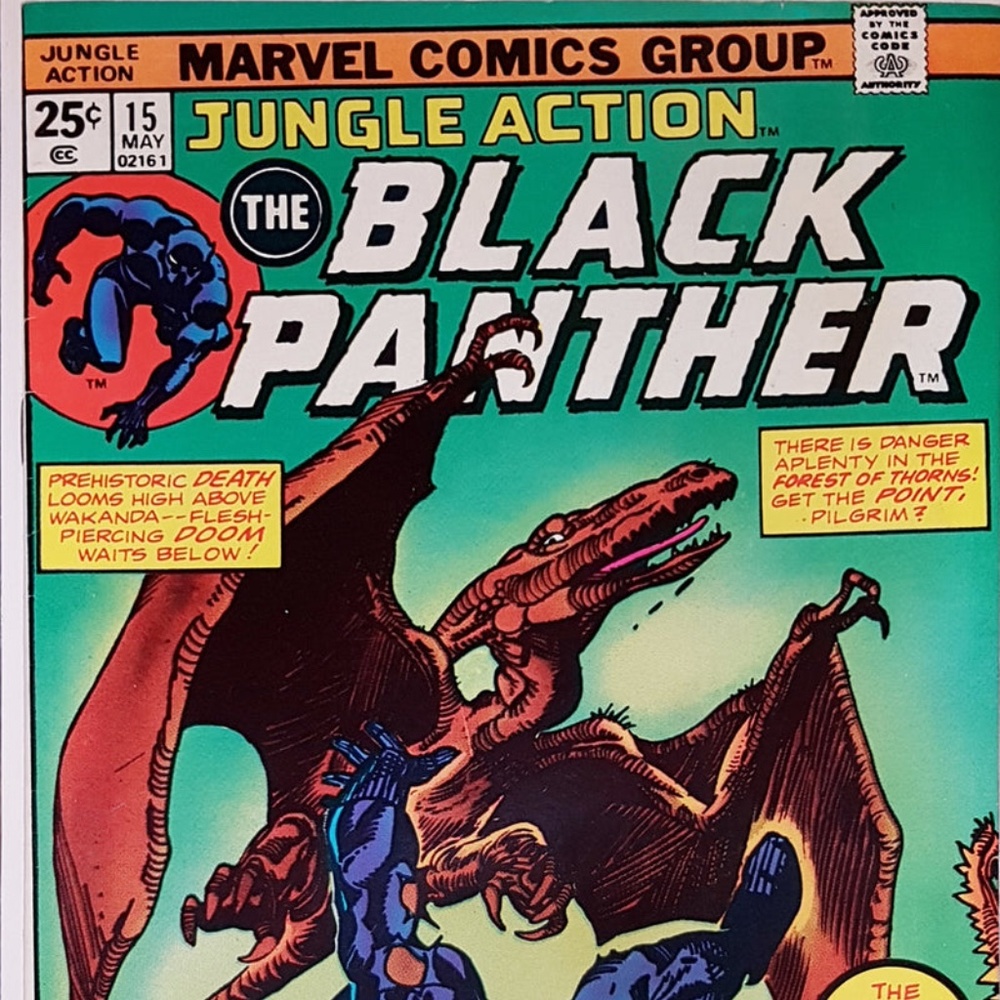 Jungle Action #15 Feat. Black Panther Low-Grade Comic 1975